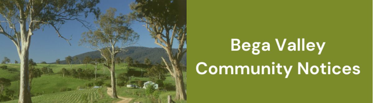 Bega Valley Community Notice Board cover image